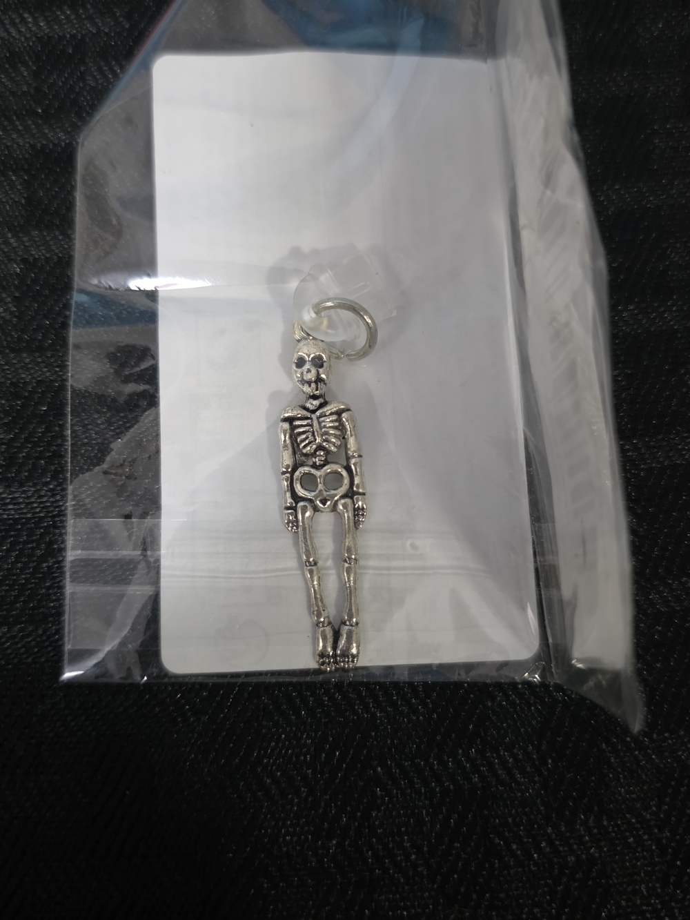 Silver Skeleton Charm TYPE C DUST CHARGE COVER